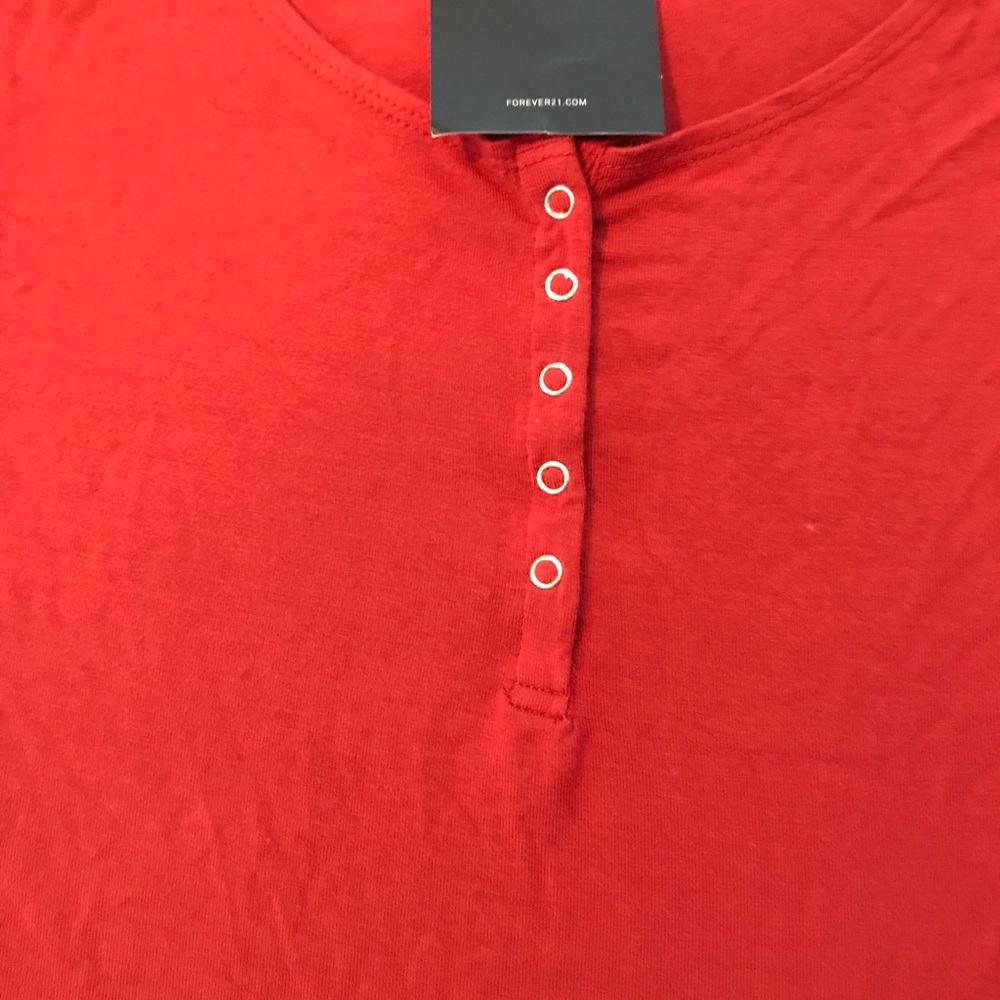 New W. Tags Dark Orange Forever 21 Body Suit - Picture 4 of 7